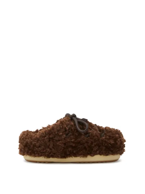 Moon Boot EVX shearling lace-up mules