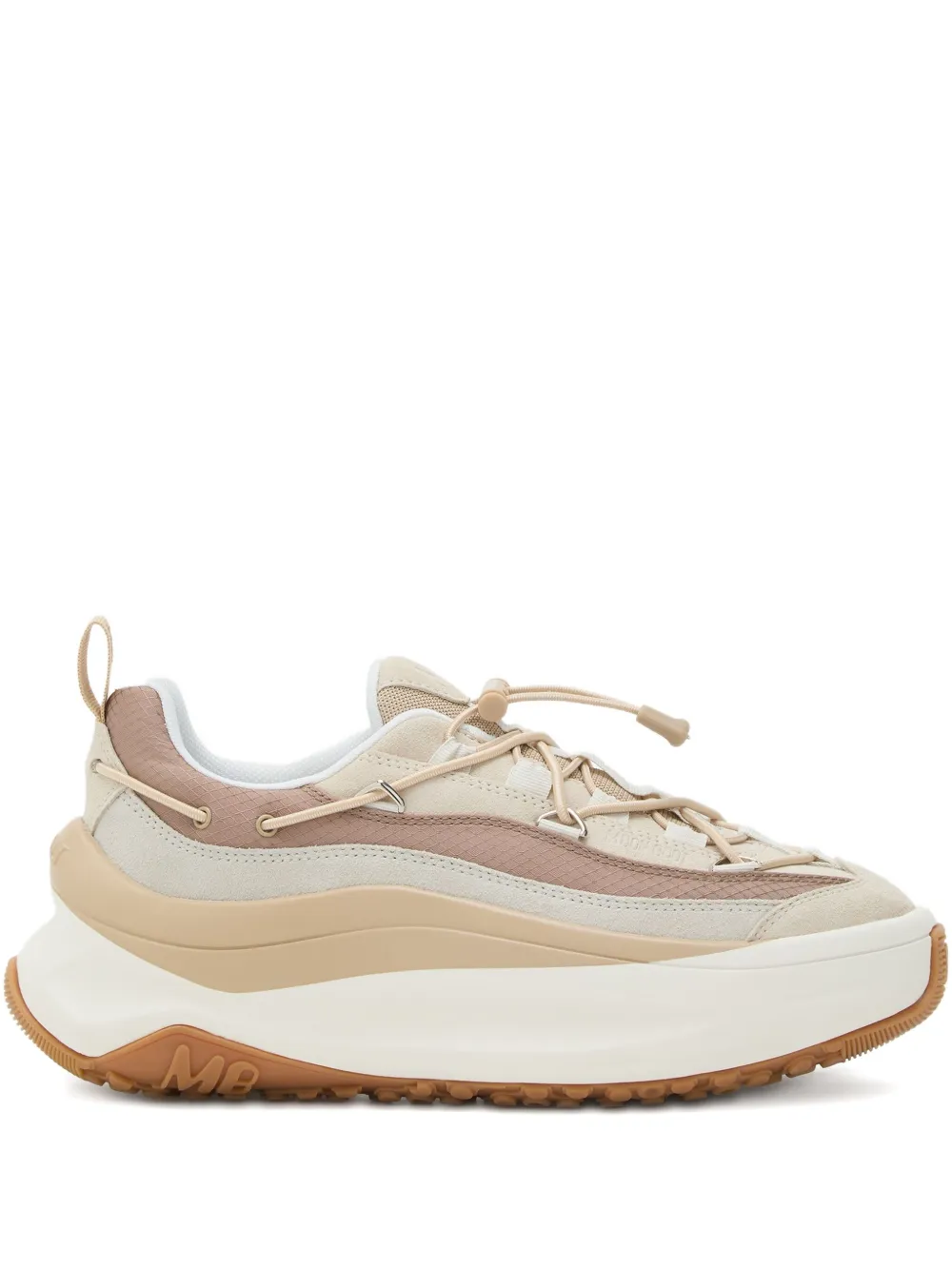 Moon Boot lace-up platform sneakers | Neutrals | Image 1