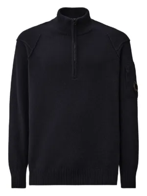 C.P. Company ジップアップ ニットトップ | グレー | FARFETCH JP