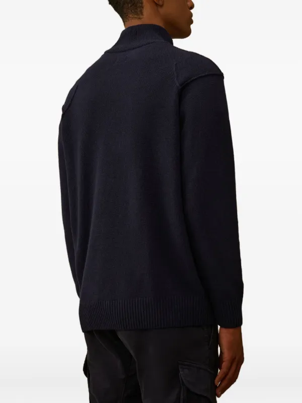 C.P. Company ハーフジップ セーター | ブルー | FARFETCH JP C.P. Company ハーフジップ セーター | ブルー | FARFETCH JP