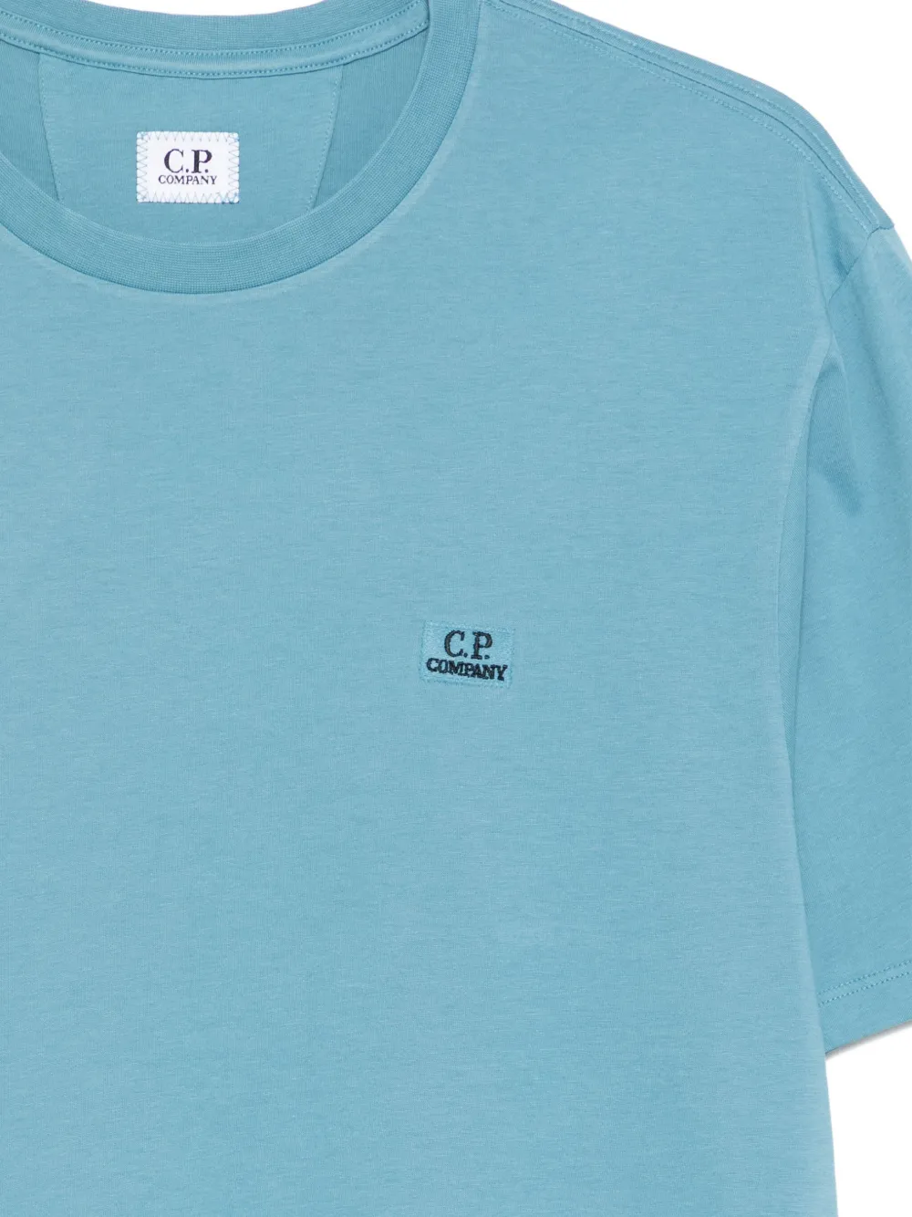 C.P. Company Katoenen T-shirt met logoprint Blauw