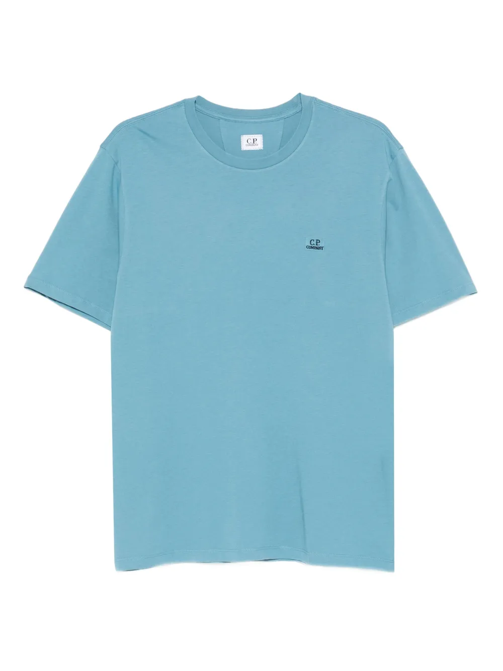 C.P. Company logo-print cotton T-shirt | Blue | Image 1