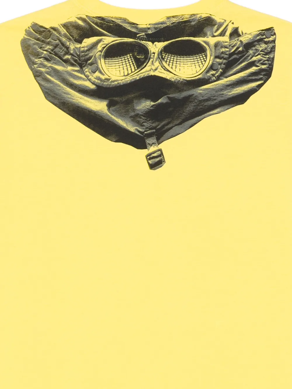 C.P. Company Katoenen T-shirt met logoprint Geel