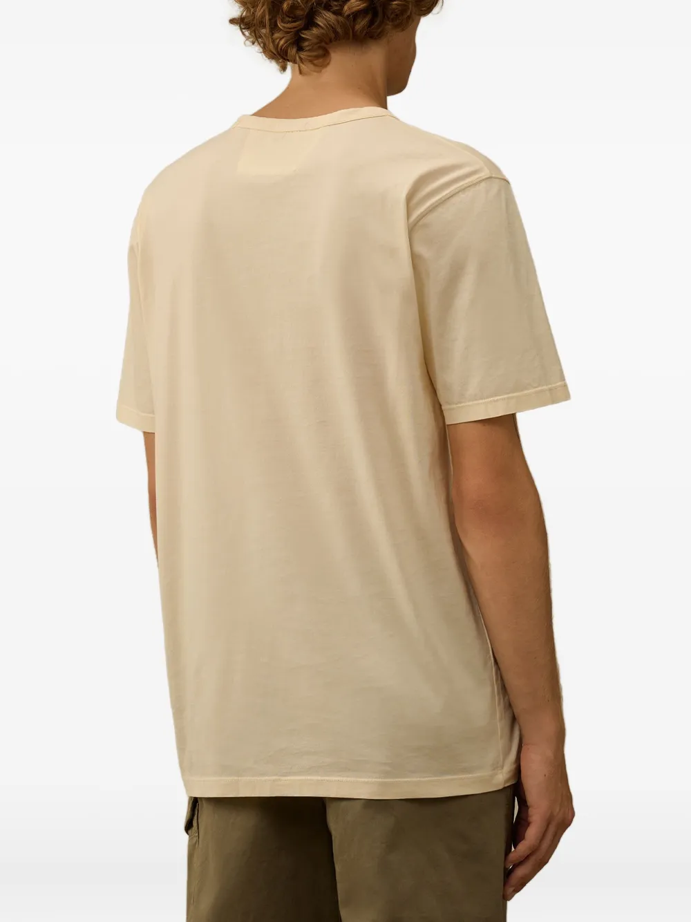 C.P. Company logo-print T-shirt Beige