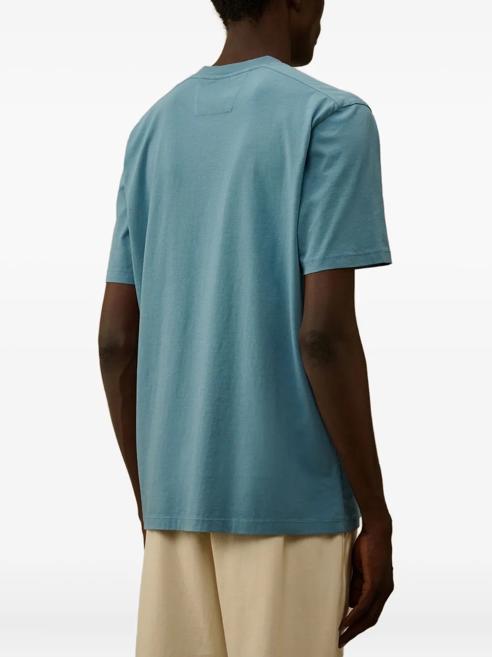 C.P. Company T-shirt met logoprint Blauw