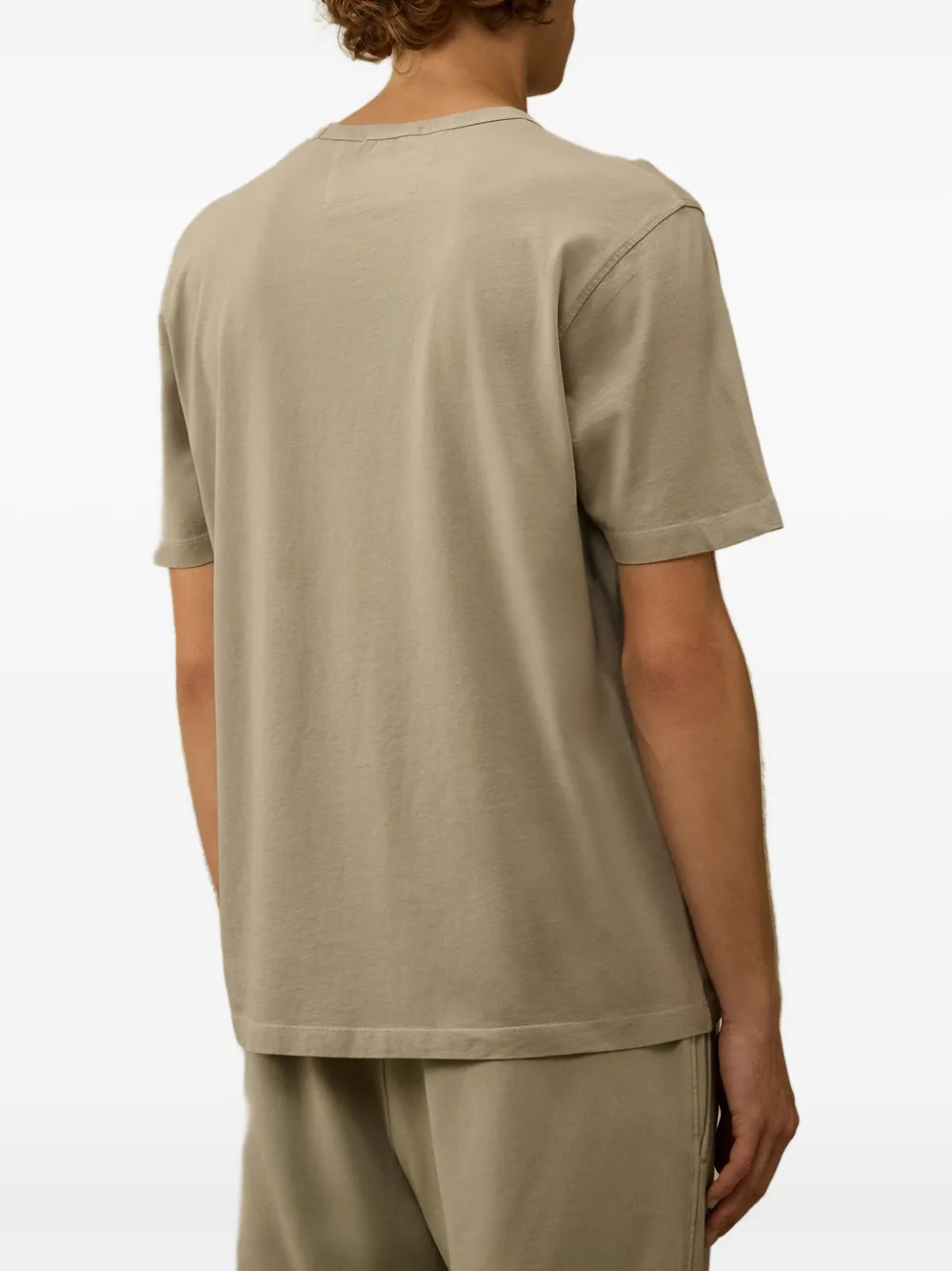 C.P. Company T-shirt met geborduurd logo Groen