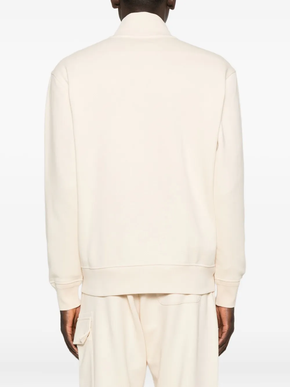C.p. Company Zip-up Cardigan In Neutral