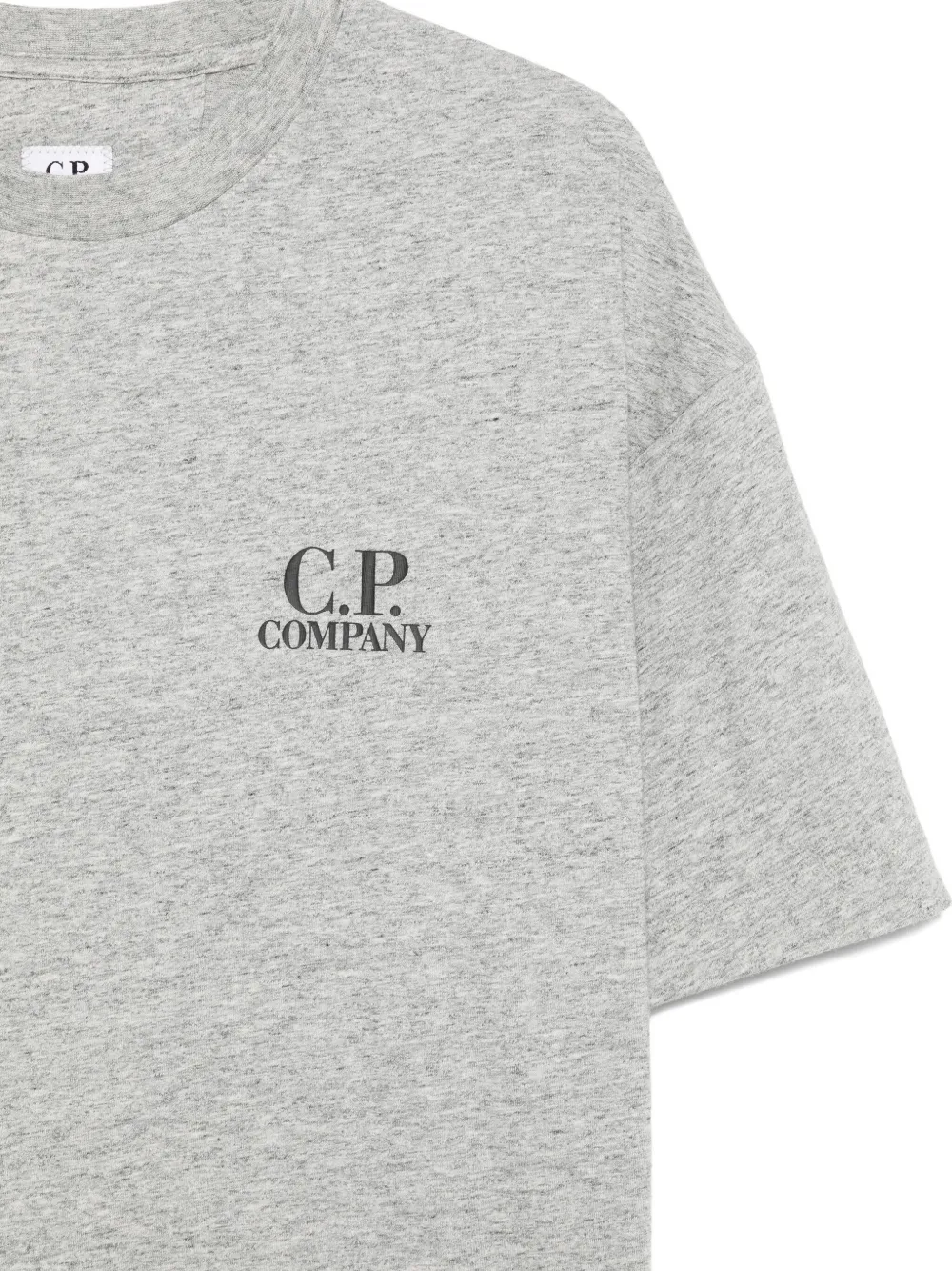 C.P. Company Katoenen T-shirt met logoprint Grijs