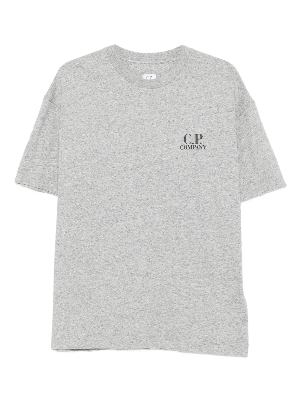 C.P. Company logo-print cotton T-shirt | Grey | Image 1