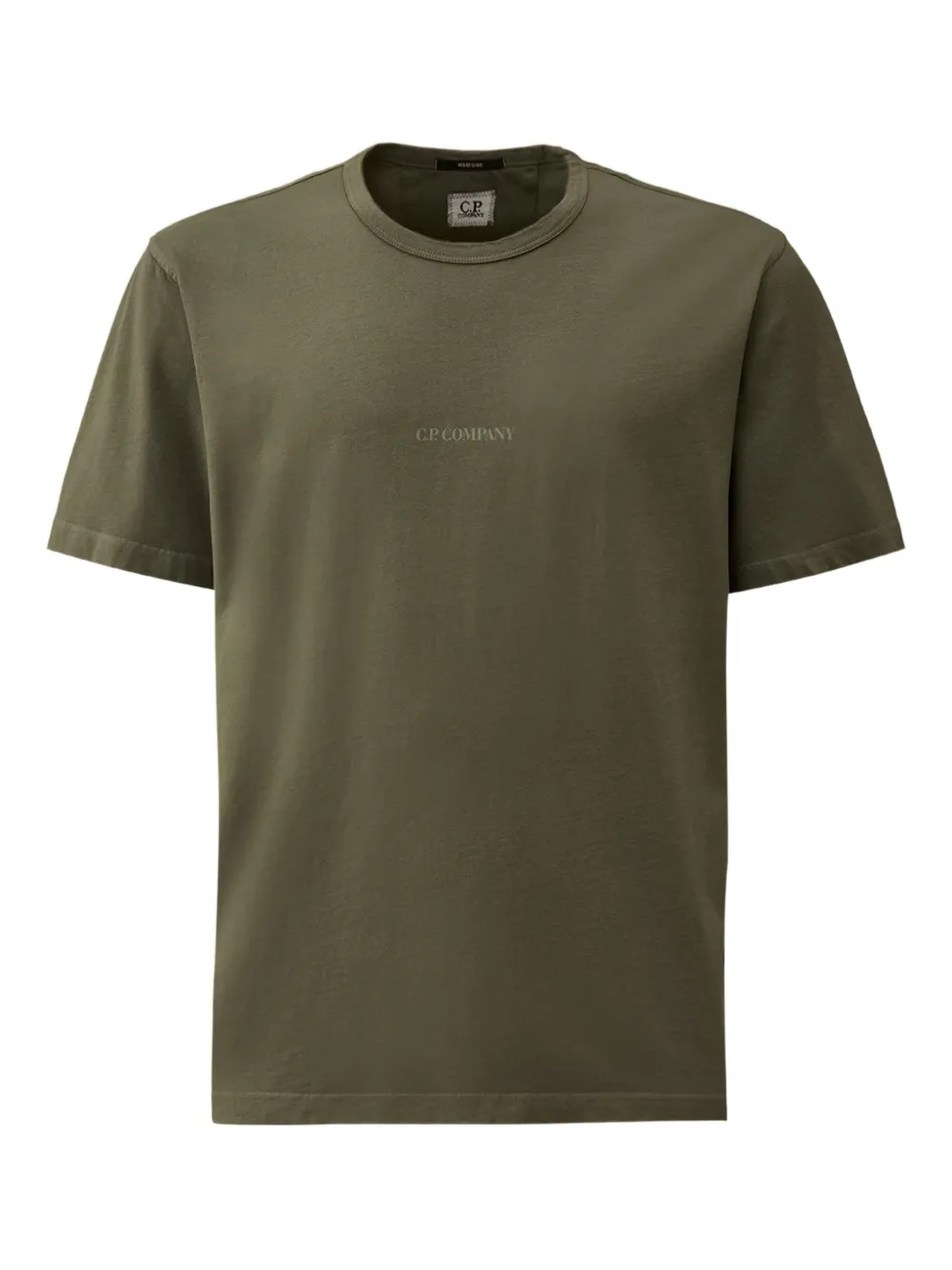 C.P. Company logo-print cotton T-shirt Groen