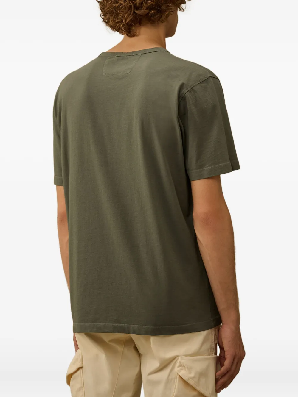 C.P. Company logo-print cotton T-shirt Groen