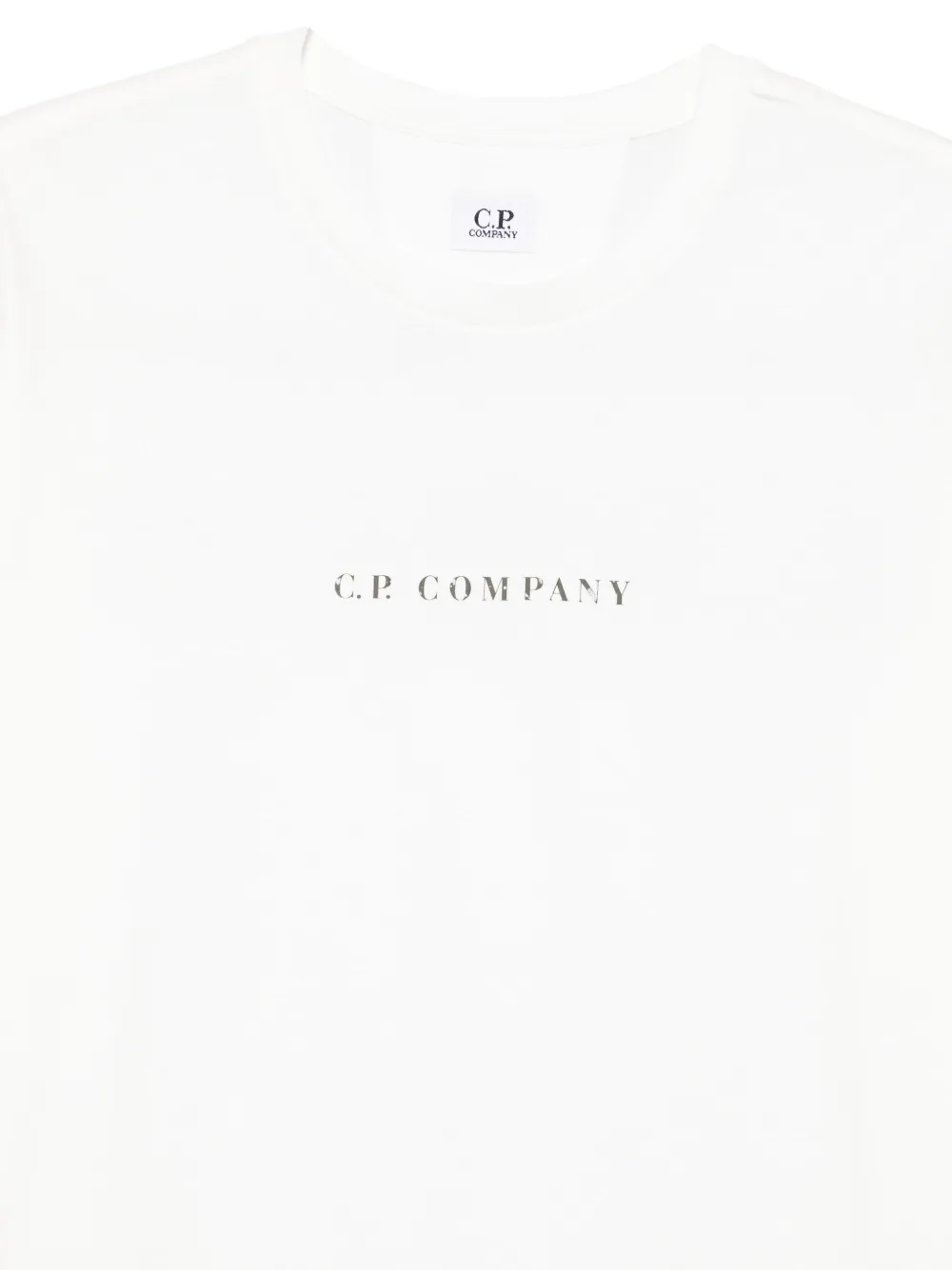 C.P. Company Katoenen T-shirt met logoprint Wit