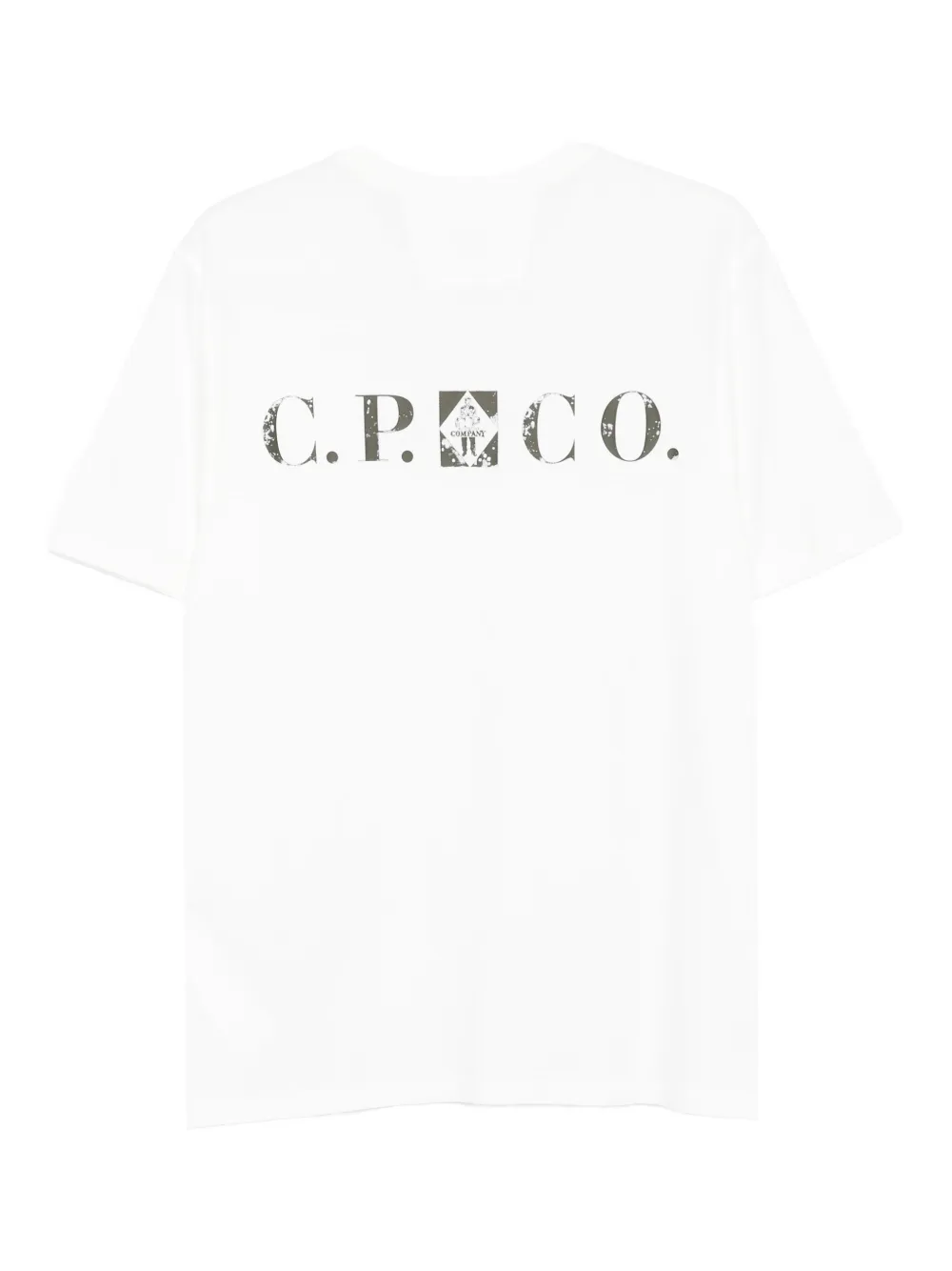 C.P. Company Katoenen T-shirt met logoprint - Wit
