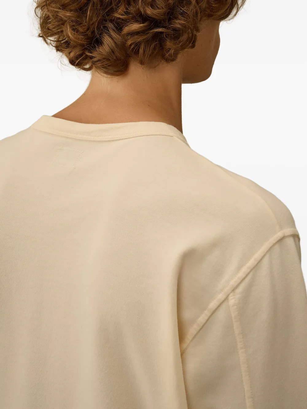 C.P. Company Sweater met Lens-detail Beige