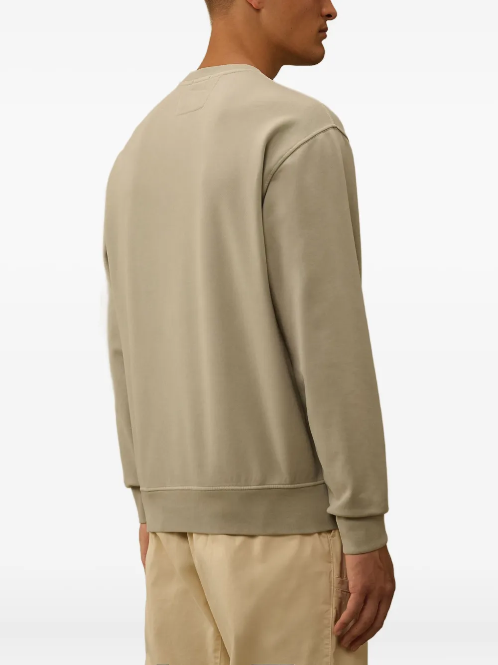 C.P. Company Sweater met geborduurd logo Beige