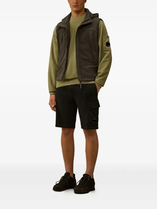 C.P. Company ドローストリング カーゴショーツ | ブラック | FARFETCH JP
