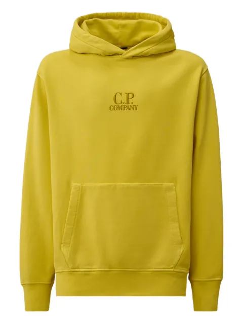 C.P. Company embroidered-logo hoodie