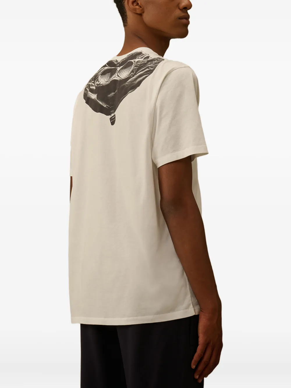 C.P. Company goggle-detail T-shirt Beige