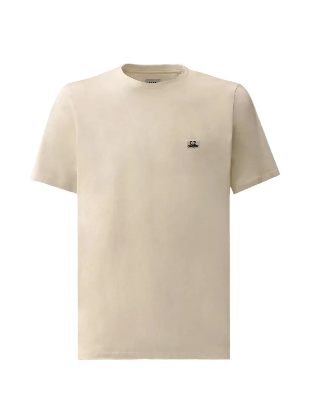 C.P. Company logo-embroidered cotton T-shirt - Toni neutri