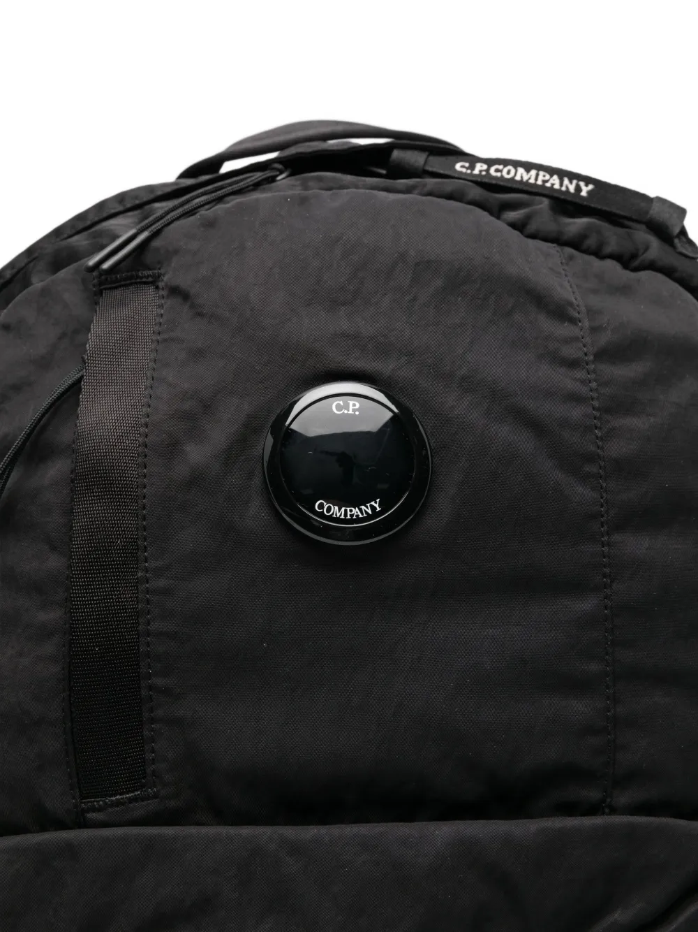 C.P. Company lens-detail backpack Zwart