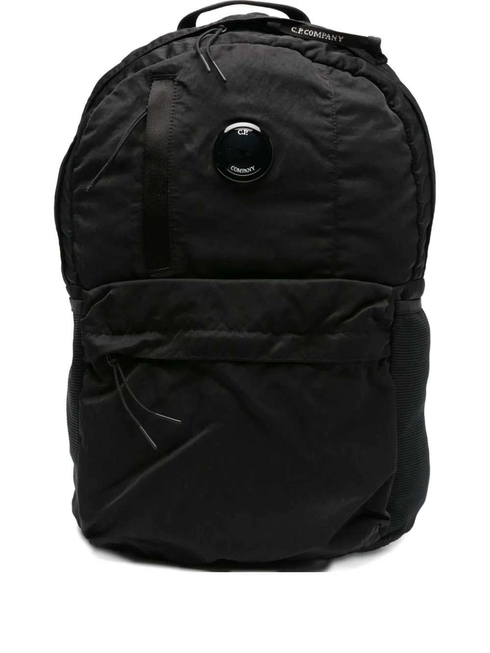 C.P. Company lens-detail backpack | Black | Image 1