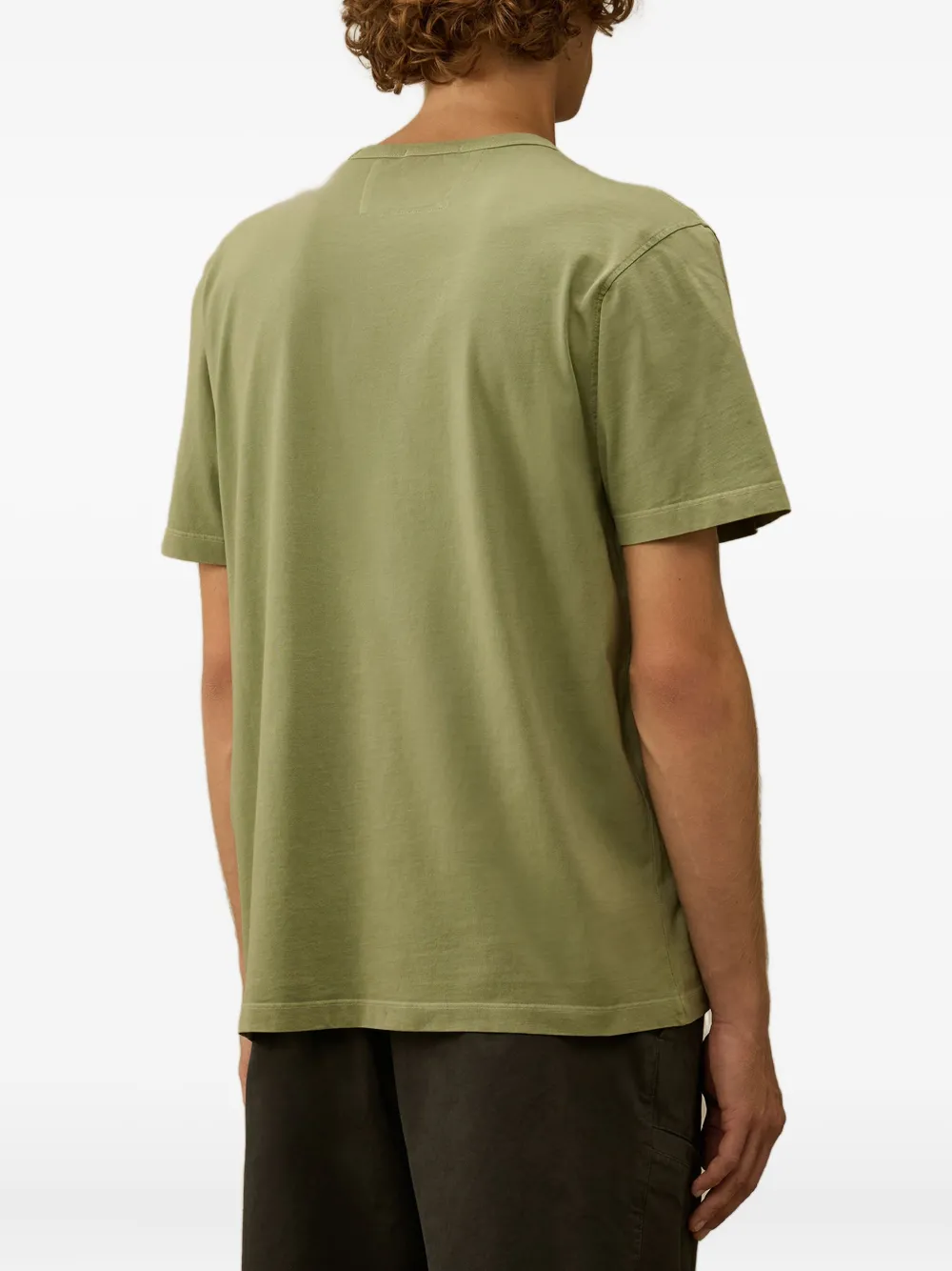 C.P. Company logo-print cotton T-shirt Groen