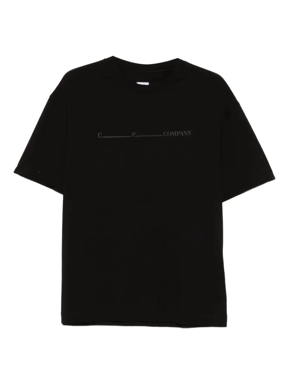 C.P. Company T-shirt in cotone con logo - Nero