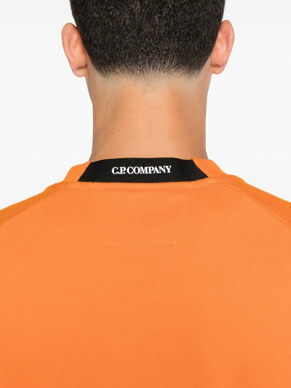 C.P. Company Sweater met logoprint Oranje