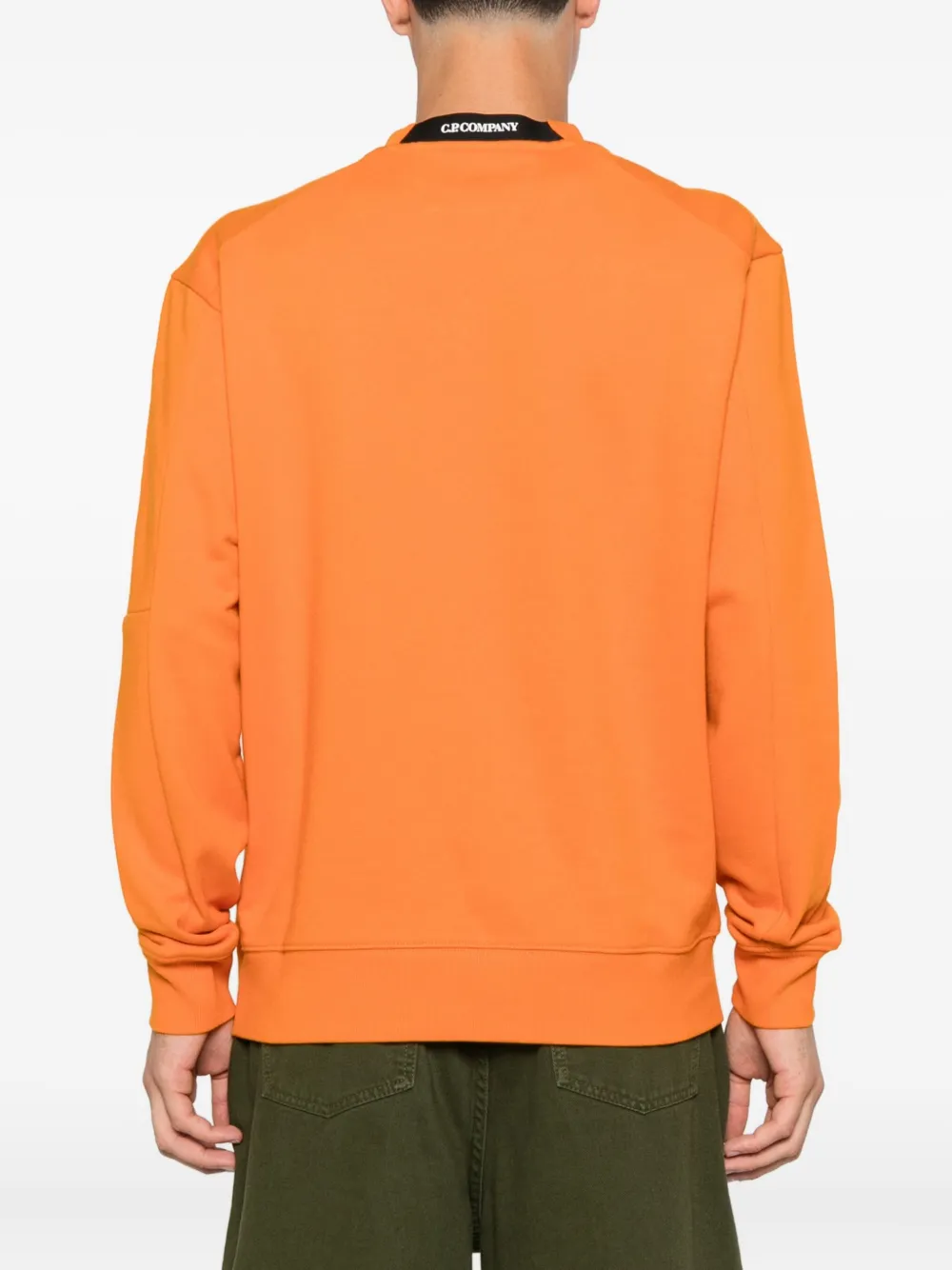 C.P. Company Sweater met logoprint Oranje