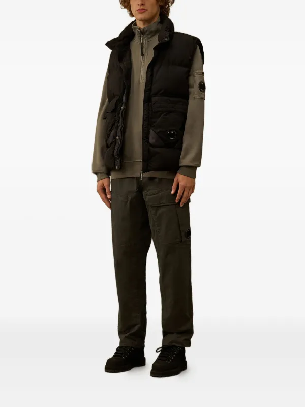 C.P. Company ハーフジップ スウェットシャツ | ブラウン | FARFETCH JP