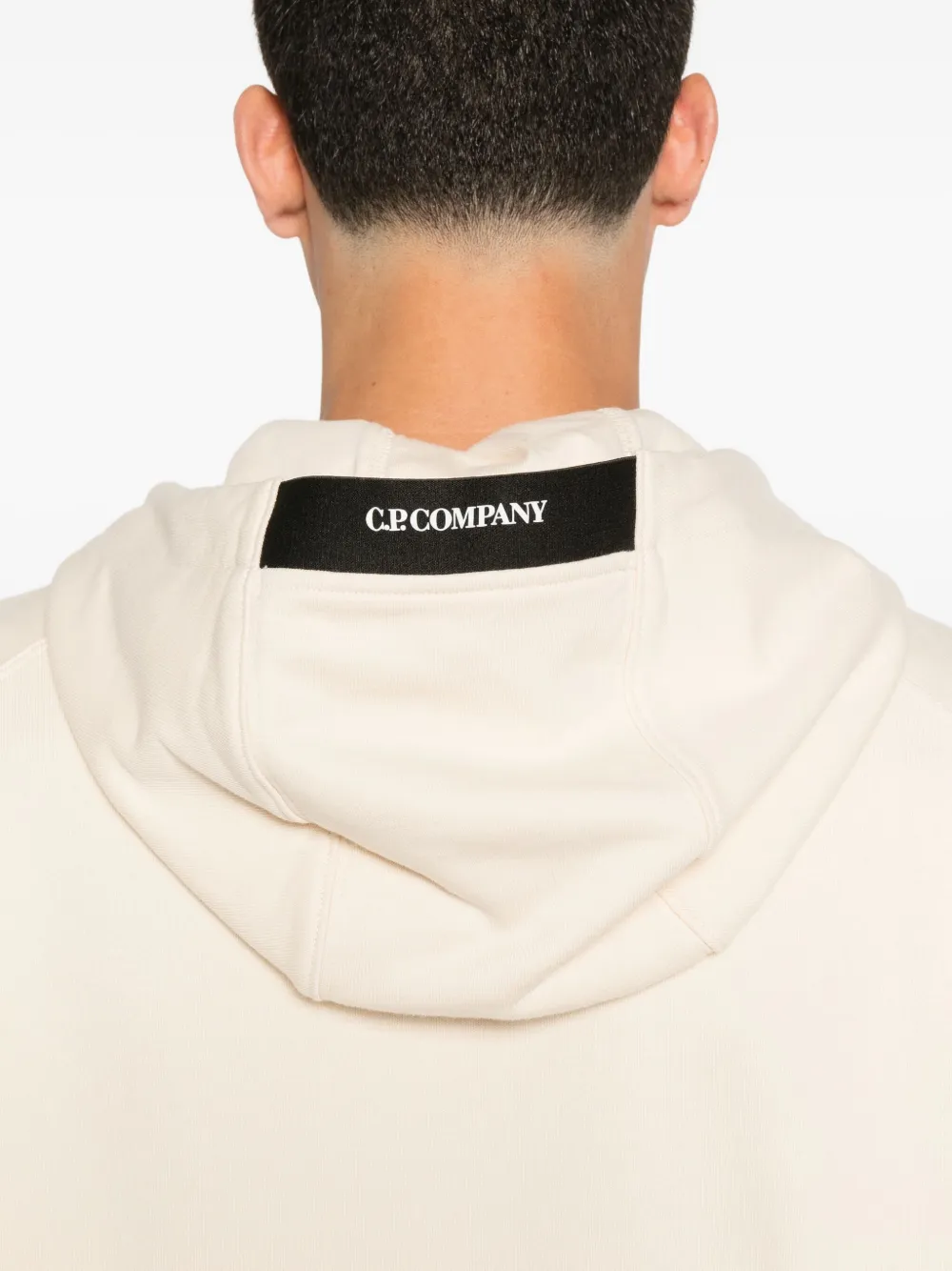 C.P. Company Hoodie met logoprint Beige