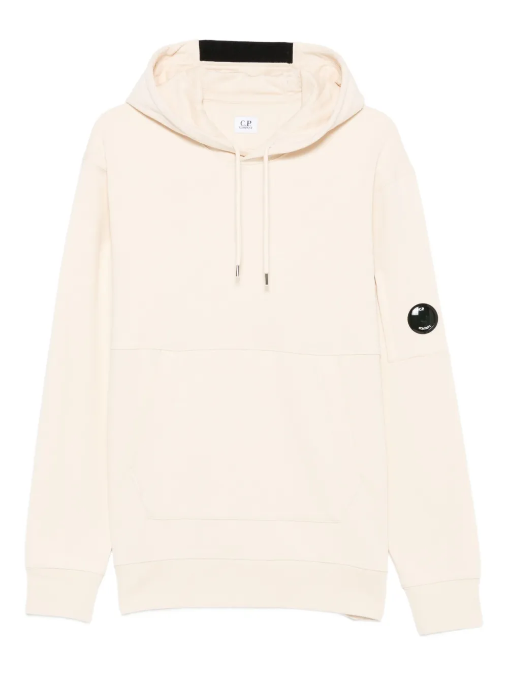 C.P. Company logo-print hoodie | Neutrals | Image 1