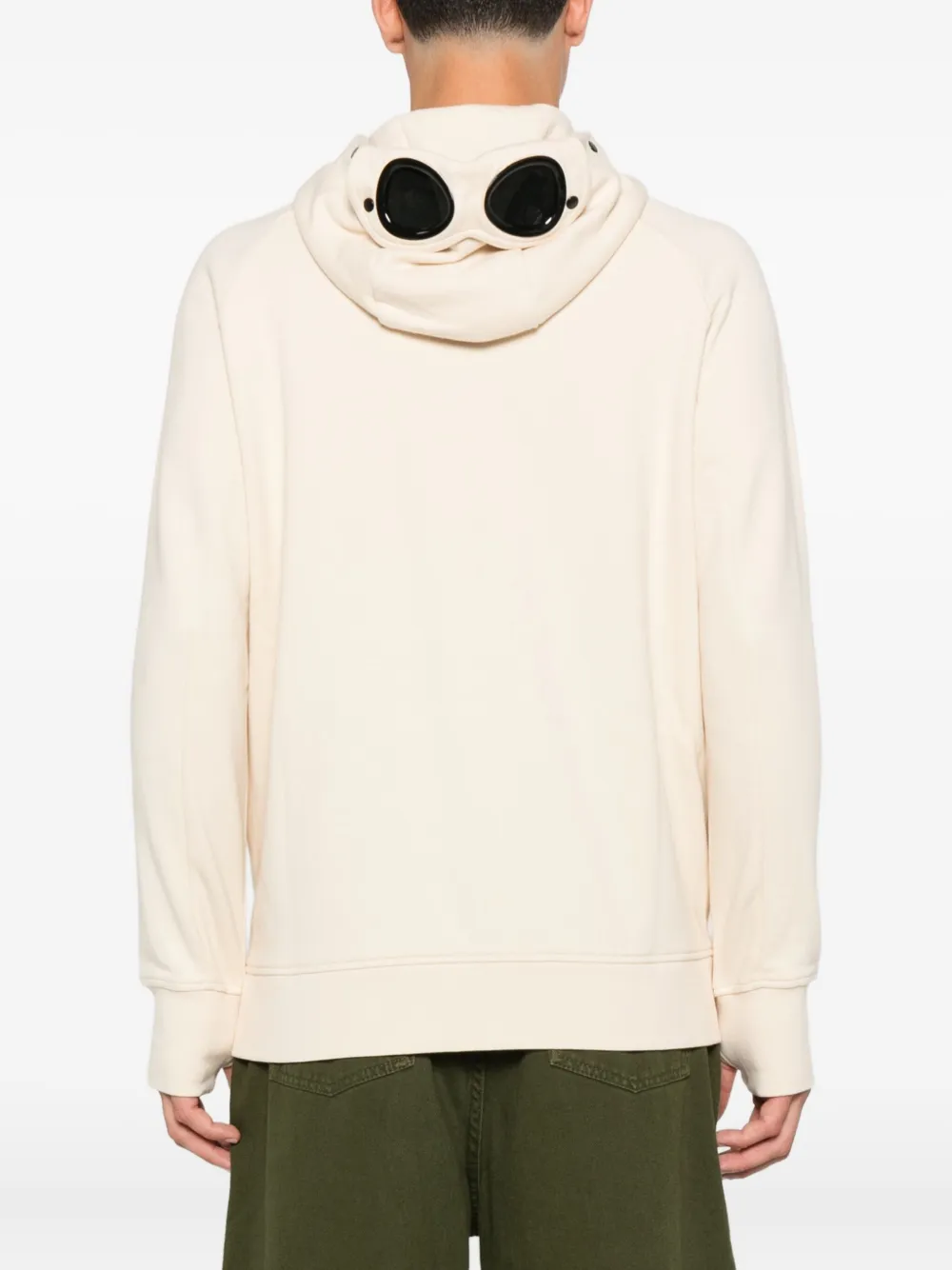 C.p. Company Zip-fastening Sweatshirt In Neutral