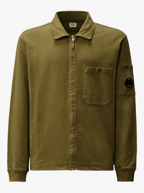 C.P. Company zip-pocket cotton overshirt