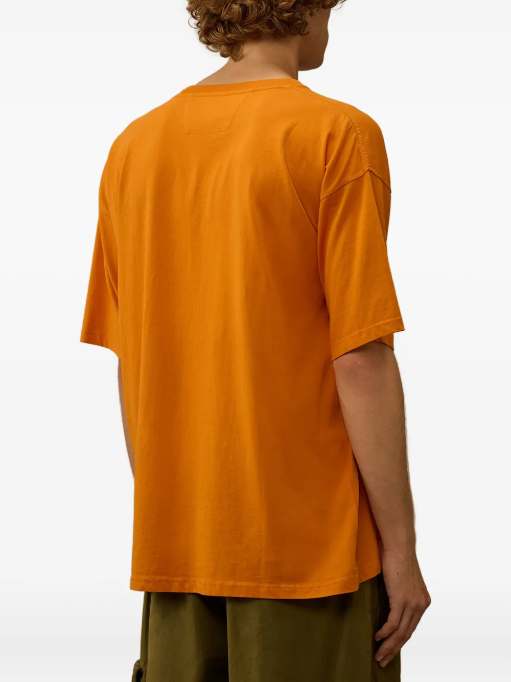 C.P. Company Gestreept T-shirt Oranje