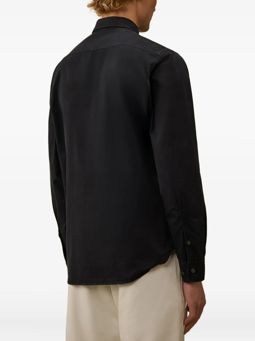 C.P. Company double-pocket shirt Zwart