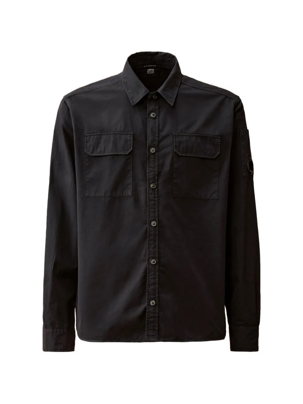 C.P. Company T-shirt met dubbele zak Zwart