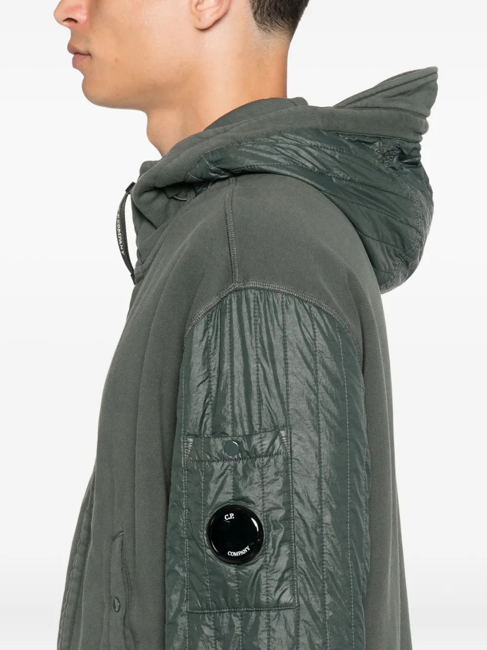 C.P. Company Jack met capuchon en rits Grijs