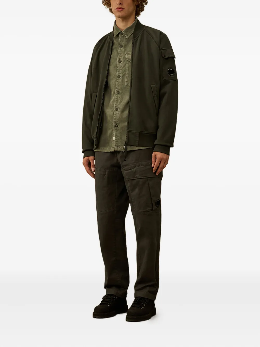 C.P. Company pocket-detailed jacket Groen