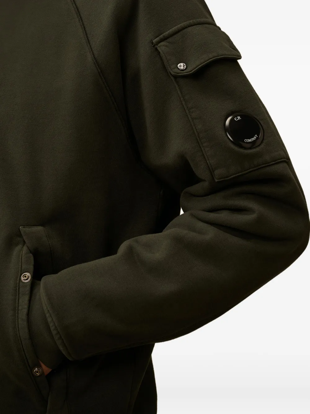 C.P. Company pocket-detailed jacket Groen