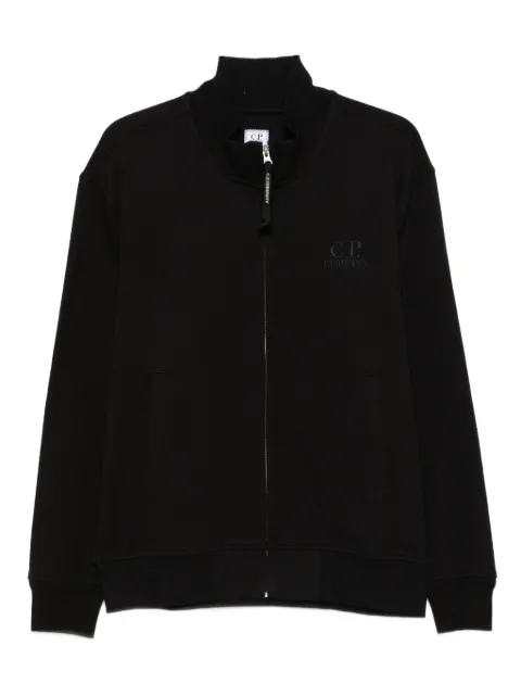 C.P. Company zip-up logo sweatshirt