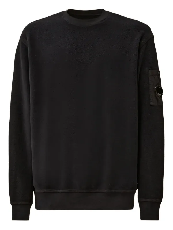 C.P. Company ブラック レンズ付きスウェット L C.P. Company レンズポケット スウェットシャツ | ブラック | FARFETCH JP