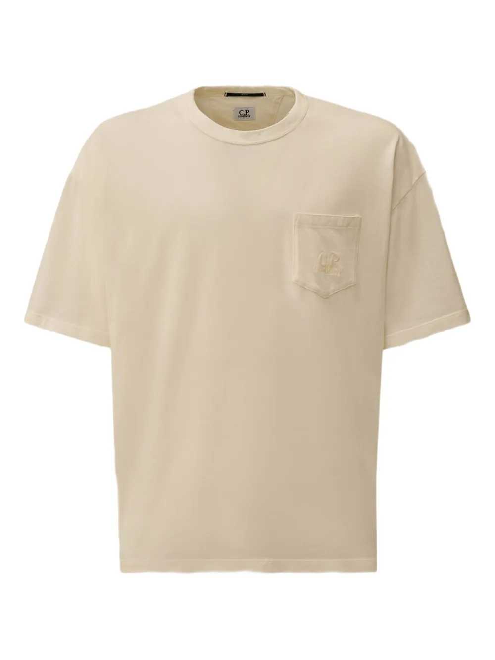 C.P. Company embroidered-pocket T-shirt - ホワイト C.P. Company embroidered-pocket T-shirt - ホワイト