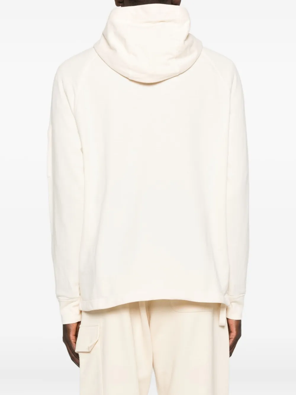 C.P. Company Hoodie met Lens-detail Beige