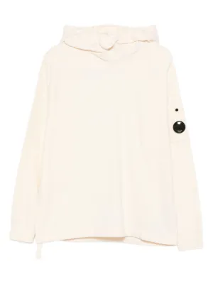 C.P. Company ゴーグルディテール パーカー | ホワイト | FARFETCH JP