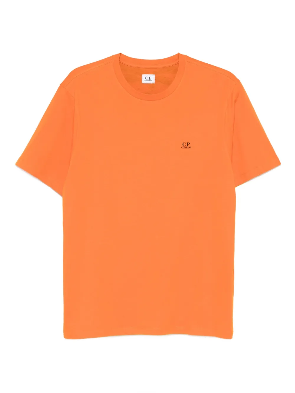 C.P. Company logo-print cotton T-shirt | Orange | Image 1