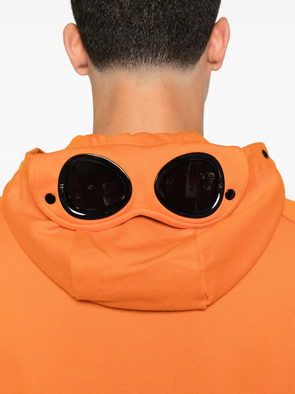 C.P. Company Hoodie met rits Oranje