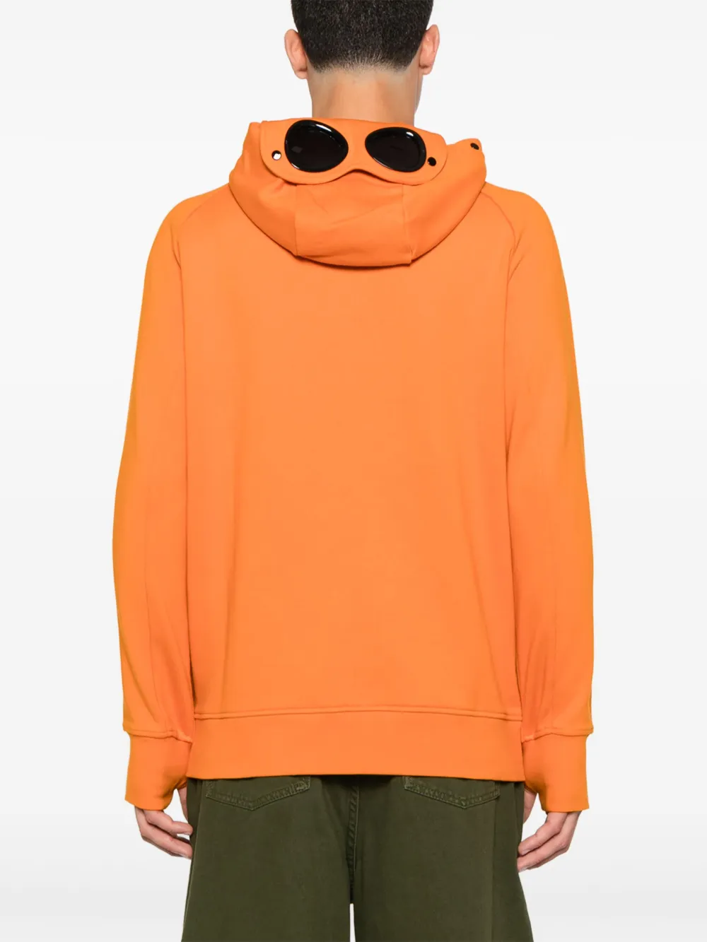 C.P. Company Hoodie met rits Oranje