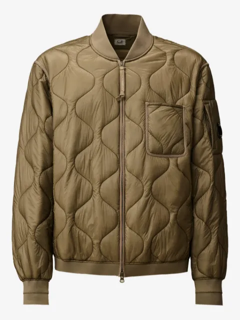 C.P. Company quilted bomber jacket