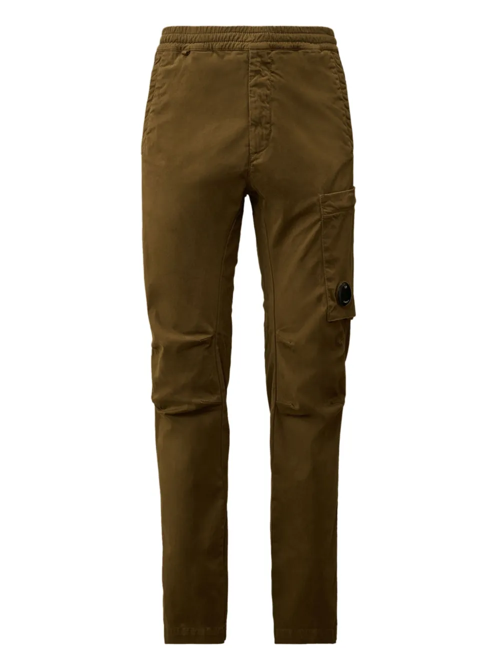 C.P. Company logo-patch cargo pants Groen